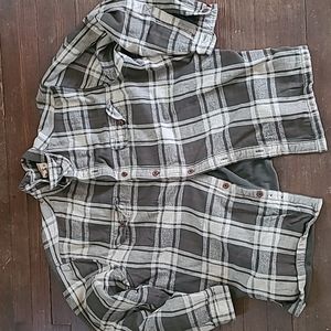 Men's fleece lined flannel